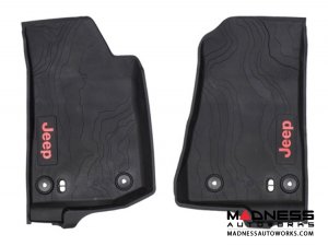 Jeep Wrangler JL Floor Mats - All Weather - 2 Door